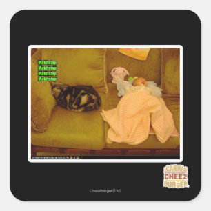 Makitstop Quadratischer Aufkleber