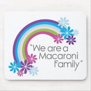 Makkaroni-Familie Mousepad