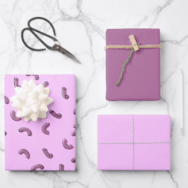Makkaroni-Käse-Geschenkpapier Flachblätter Geschenkpapier Set