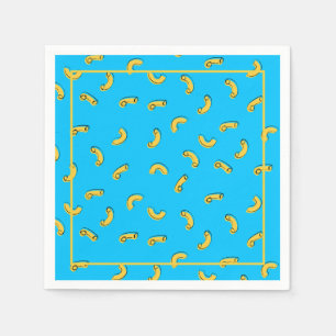 Makkaroni-Käse-Papiertuch Serviette