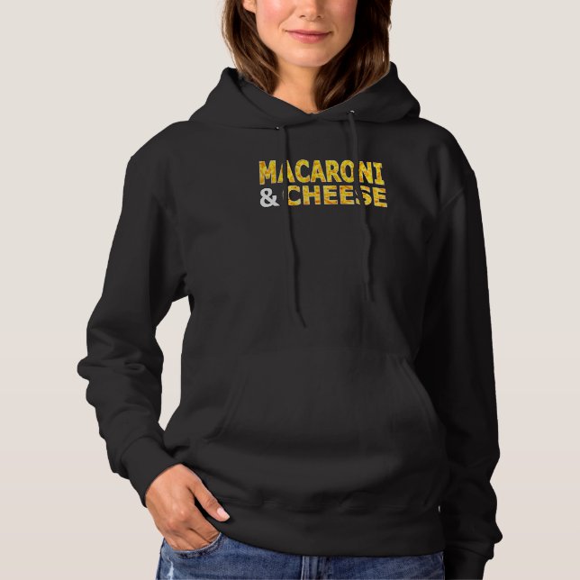Makkaroni und Käsefutter Hoodie (Vorderseite)