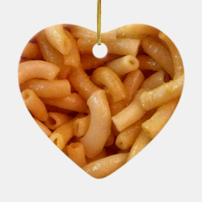 Makkaronis mit Käse Keramik Ornament (Hinten)