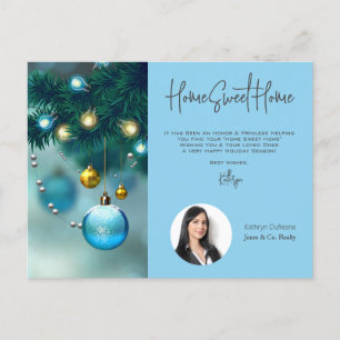 Makler Home Sweet Home Weihnachtsgrüße Postkarte