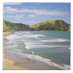 Makorori Beach in der Nähe von Gisborne, Eastland, Fliese