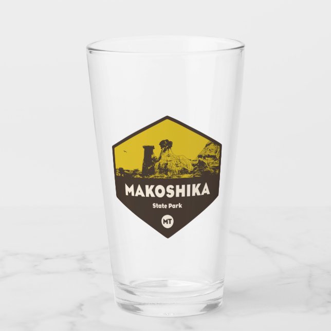 Makoshika Staat Park, Montana Glas (Vorderseite)
