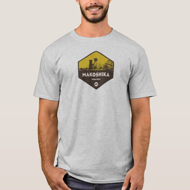 Makoshika Staat Park, Montana T-Shirt (Vorderseite)