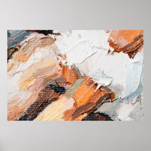 Makro. Abstrakte Kunst. Ausdrucksvolles, geprägtes Poster