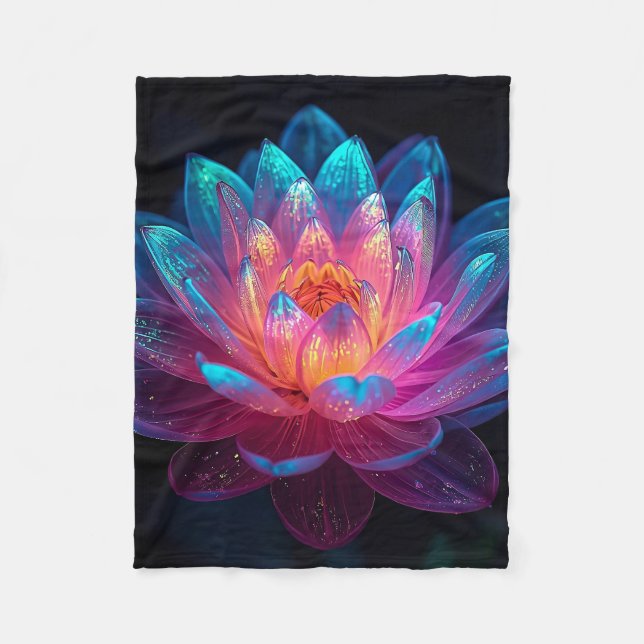 Makro Ätherisches Zen Fleecedecke (Vorderseite)