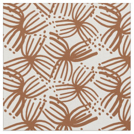 Makro-Blume braun Stoff