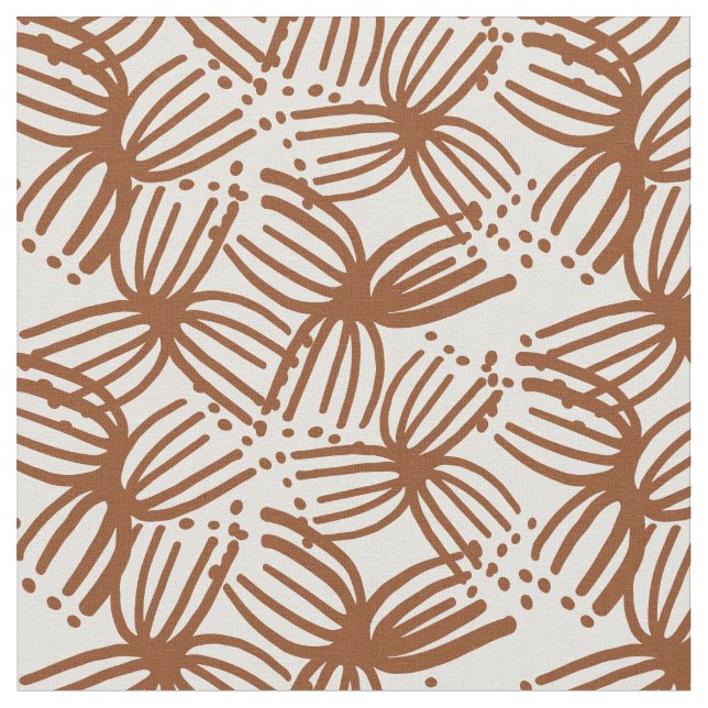 Makro-Blume braun Stoff (Nahaufnahme)