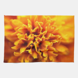 Makro der Studentenblume Geschirrtuch