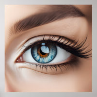 Makro der weiblichen Augen