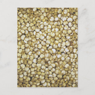 Makro-Foto Quinoa-Körner Postkarte