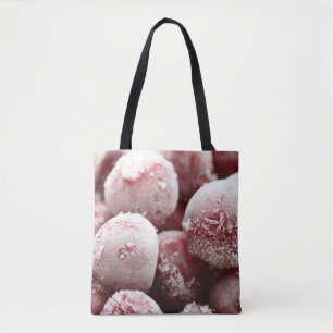 Makro gefrorene Beeren, Nahtextur.