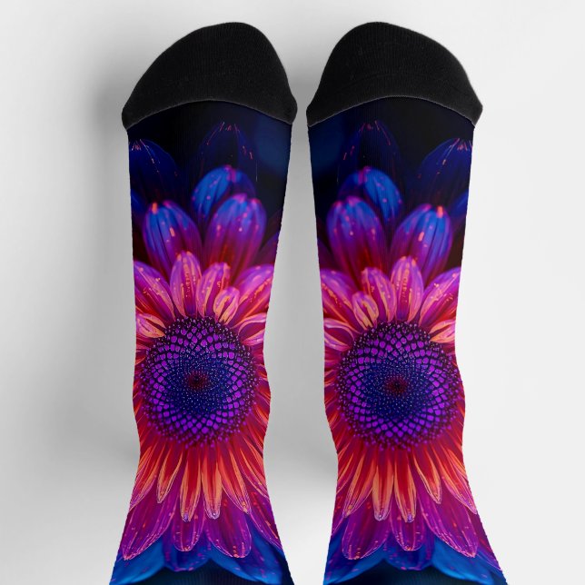 Makro-Kristallkaskade Socken (Oben)