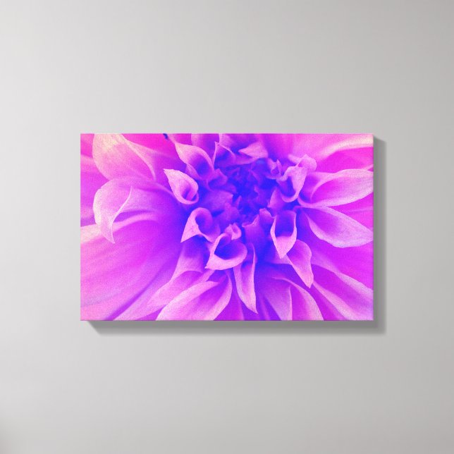 Makro-Rosa-Blume Leinwanddruck (Vorderseite)