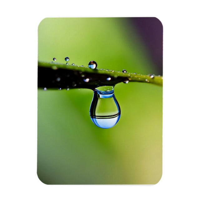 Makro-Wassertropfen Magnet (Vertikal)