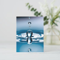 Makro-Wassertropfen