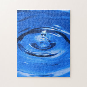 Makro-Wassertropfen Puzzle