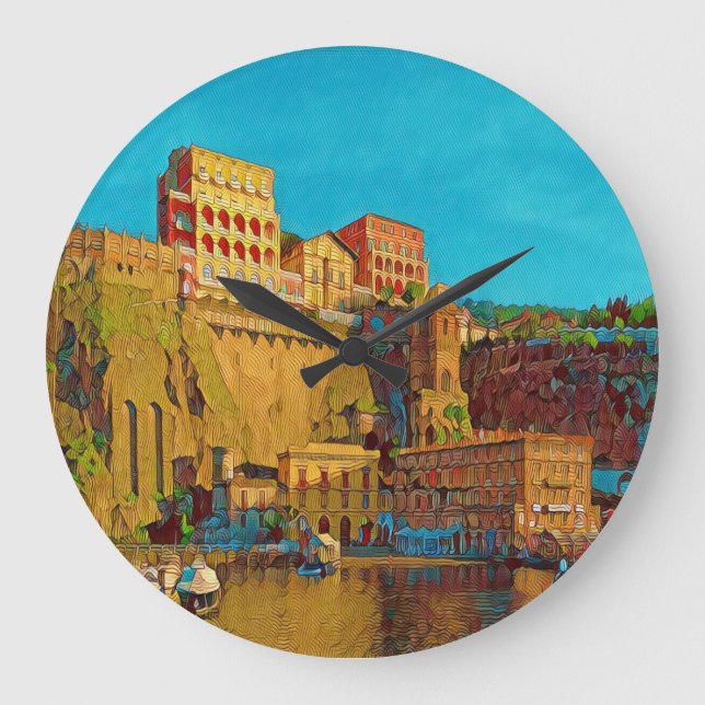 Makroaufnahme der Patrone - Große Wanduhr (Vorderseite)