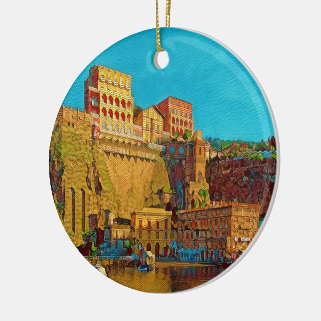 Makroaufnahme der Patrone - Keramik Ornament (Links)