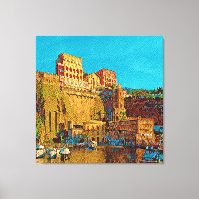 Makroaufnahme der Patrone - Leinwanddruck (Vorderseite)