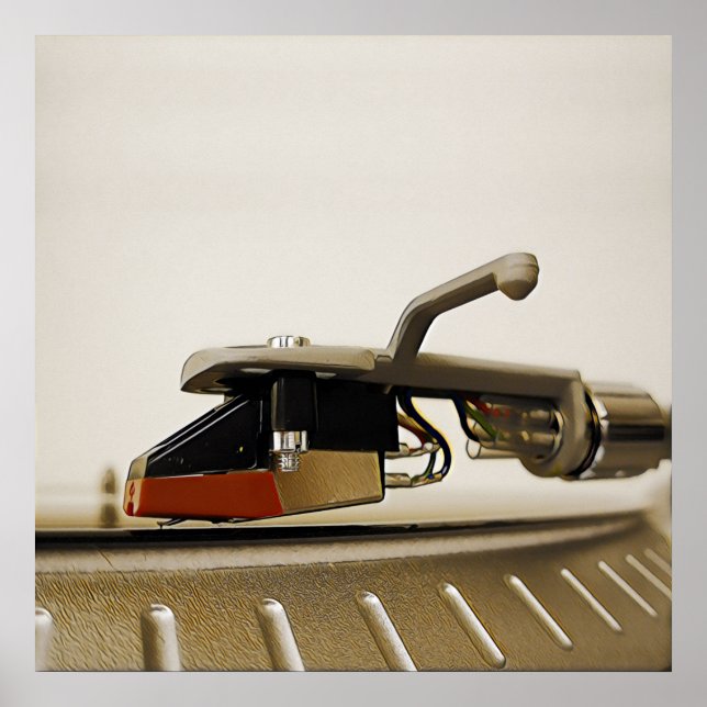 Makroaufnahme der Patrone - Poster (Vorne)