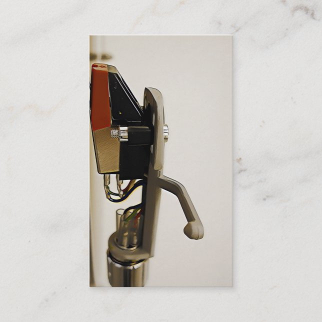 Makroaufnahme der Patrone - Visitenkarte (Vorderseite)