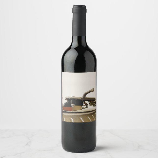 Makroaufnahme der Patrone - Weinetikett (Vorderseite)