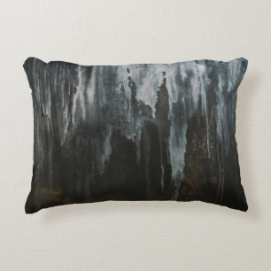 Makrofotografie der Eisbildung Dekokissen