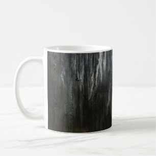 Makrofotografie der Eisbildung Kaffeetasse