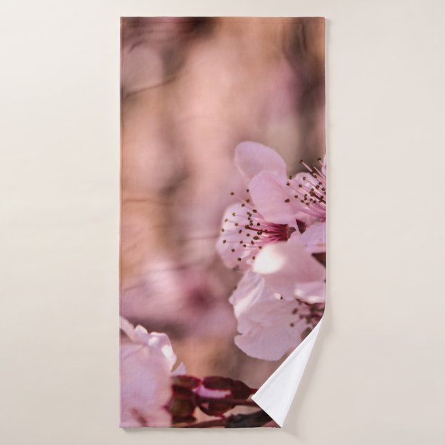 MAKROFOTOGRAFIE VON BLOMENBLÜTTERBLUMEN BADEHANDTUCH (Badehandtuch)