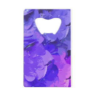 *~* Makrolila Hydrangea-mit Blumennatur Geldbeutel Flaschenöffner