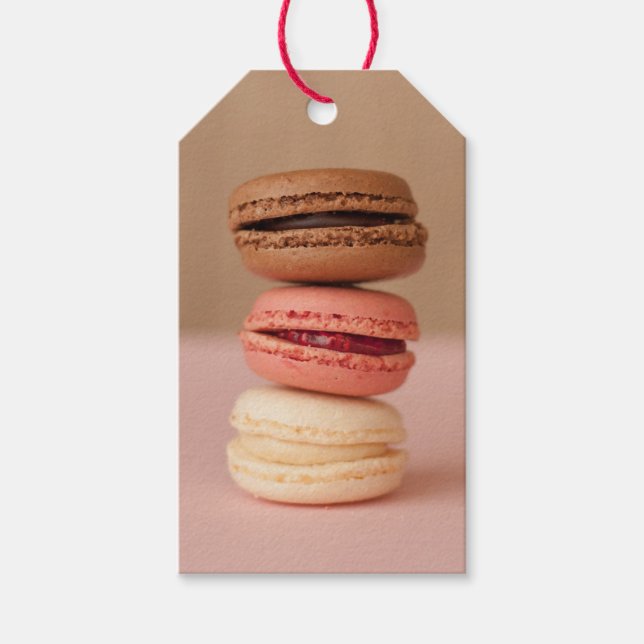 Makronatmarken Geschenkanhänger (Vorderseite)