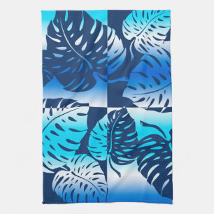 Makua Monstera Hawaiian Stripe Blend Küchenhandtuc Handtuch
