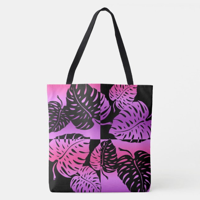 Makua Monstera Tropical Hawaiian Blend Beach Bag (Vorderseite)