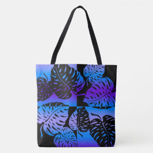 Makua Monstera Tropical Hawaiian Blend Beach Bag