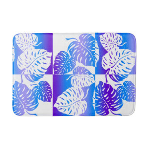 Makua Monstera Tropischer Hawaiianischer Streifen- Badematte