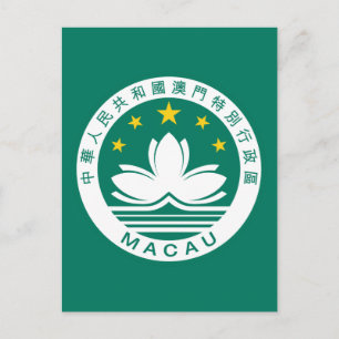 Makuemblem Postkarte