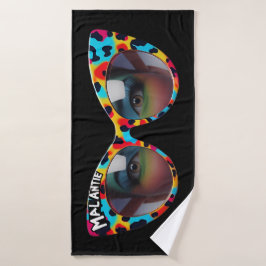 MAL ANTIE / Crazy Aunt Afrikaanse Humor Badehandtuch