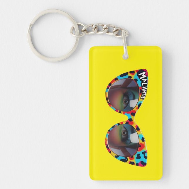 MAL ANTIE Crazy Aunt Afrikaanse Humor cosmetic bag Schlüsselanhänger (Vorderseite)