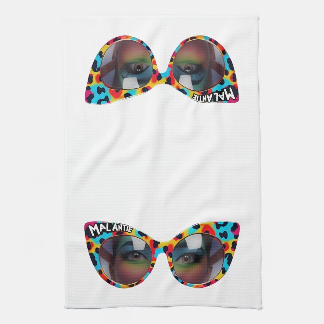 MAL ANTIE / Crazy Aunt Afrikaanse Humor Geschirrtuch (Vertikal)