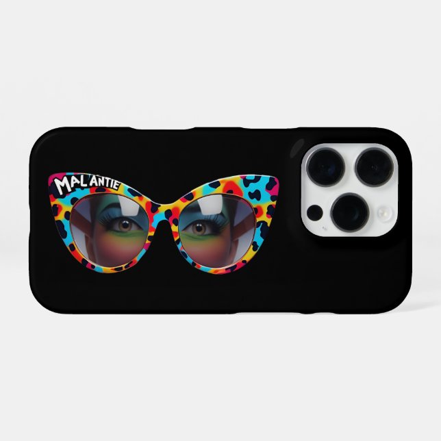 MAL ANTIE / Crazy Aunt Afrikaanse Humor iPhone Hülle (Rückseite (Horizontal))