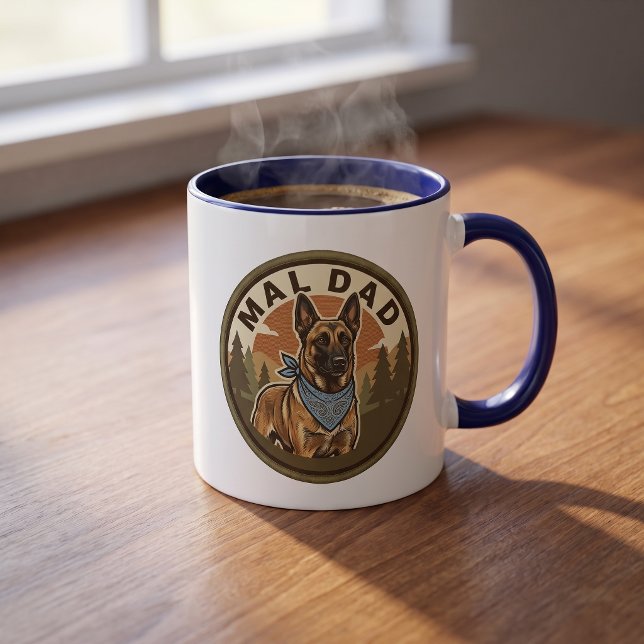 Mal Dad Coffee Tasse Belgischer Malinois Vater Mal (Von Creator hochgeladen)