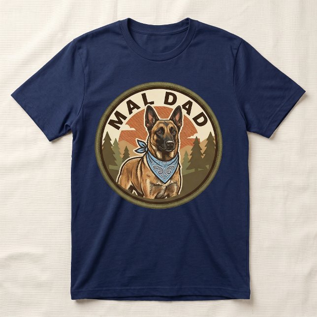 Mal Dad Tee | Belgischer Malinois Maligator Gesche (Von Creator hochgeladen)