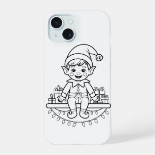 Mal-dein-eigener-Weihnachtself-iPhone-/iPad-Hülle iPhone 15 Hülle