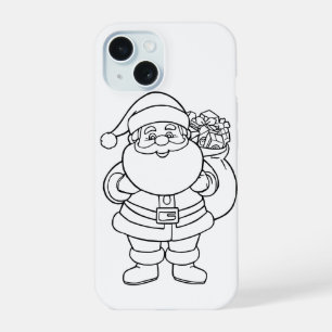 Mal dein eigenes Weihnachtsmann-iPhone / iPad-Case iPhone 15 Hülle