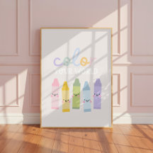 Mal dein Welt Buntstift Mädchen Zimmer Kinderzimme