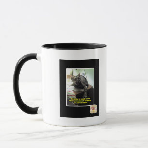 Mal sehen, ob sie es bemerkt. tasse