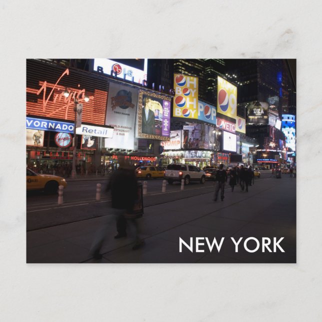 mal sqaure nyc postkarte (Vorderseite)